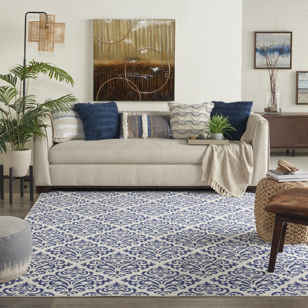 Transitional Rectangle Area Rug, 7' x 10'. Picture 9