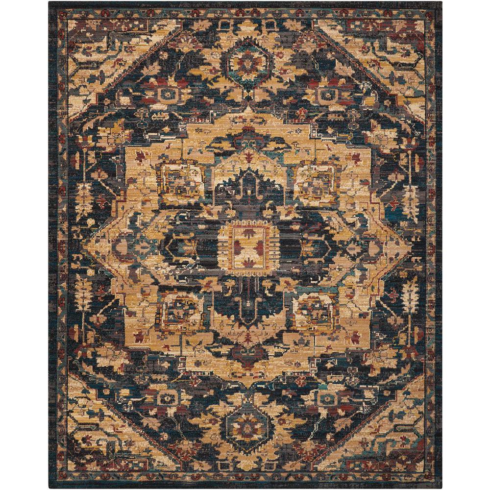 Nourison 2020 Area Rug, Midnight, 6'6" x 9'5". Picture 1