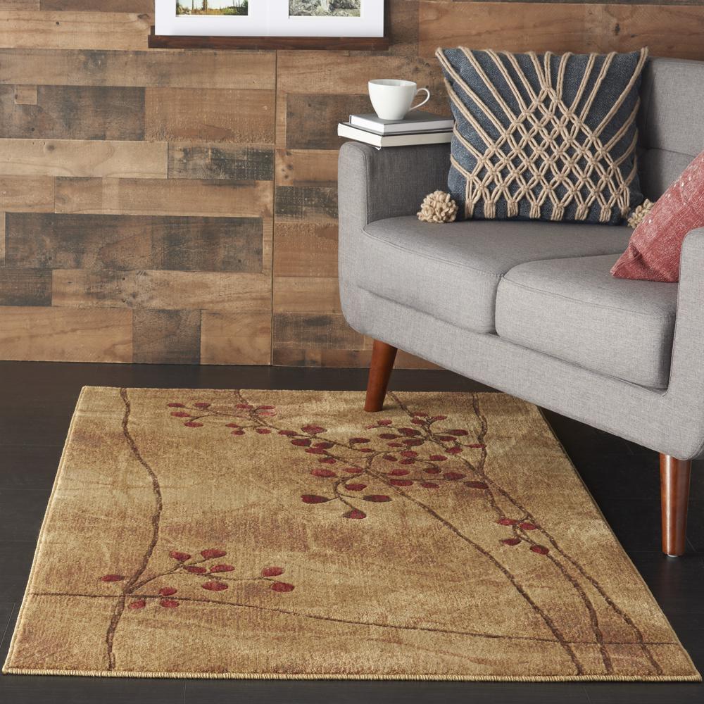 Rustic Rectangle Area Rug, 4' x 6'. Picture 2