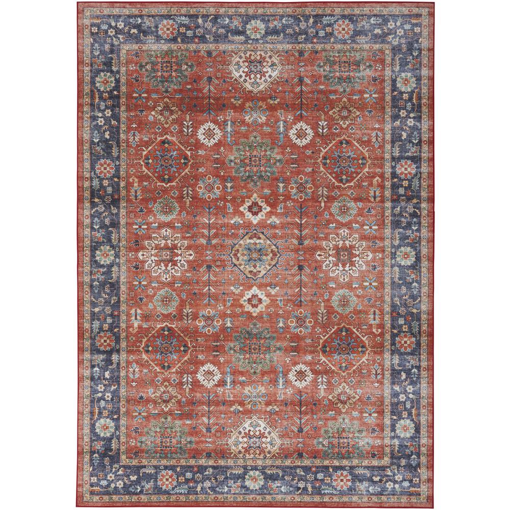 Vintage Rectangle Area Rug, 5' x 7'. Picture 1