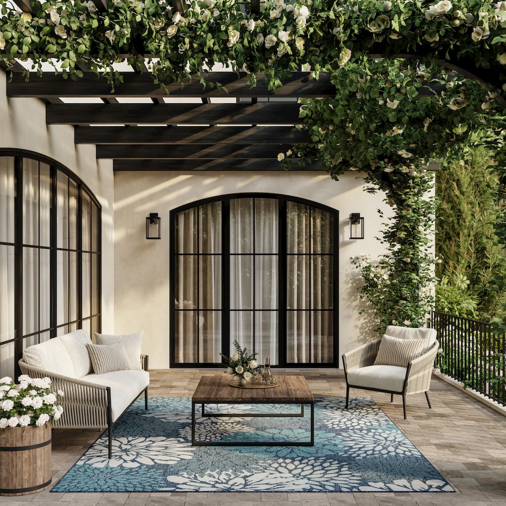 Nourison Home Garden Oasis Area Rug. Picture 8