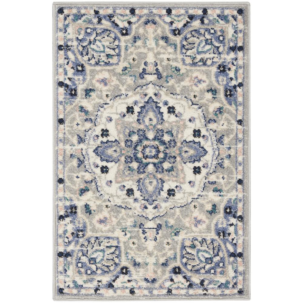 Transitional Rectangle Area Rug, 2' x 3'. Picture 1