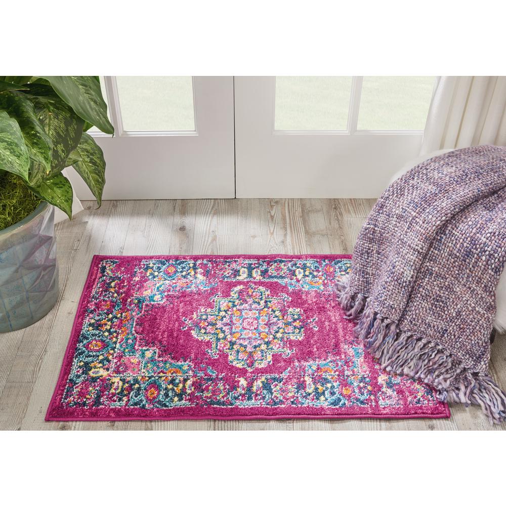 Bohemian Rectangle Area Rug, 2' x 3'. Picture 3