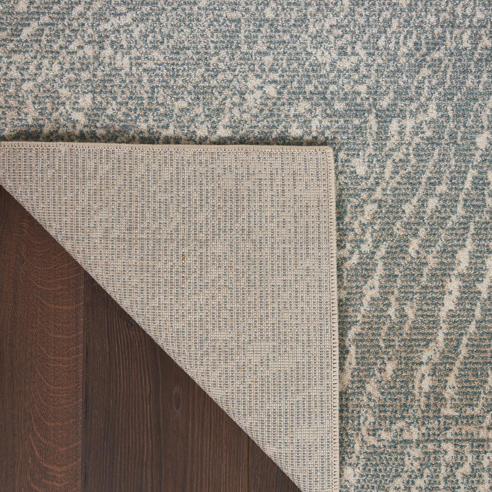 Nourison Home Elegance FAR02 Blue, Grey and White 8'x11' Large  Rug. Picture 3