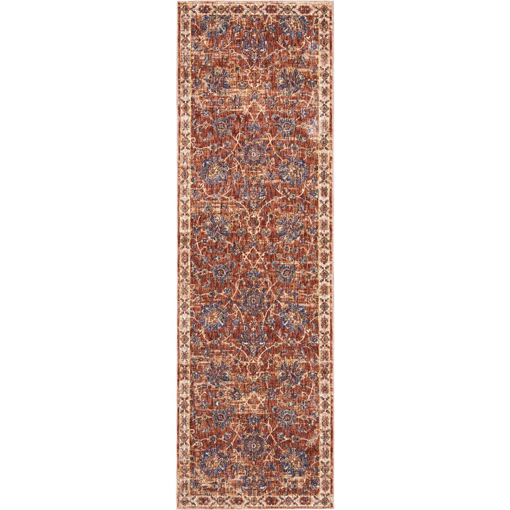 Reseda Area Rug, Brick, 2'3" x 7'6". Picture 1