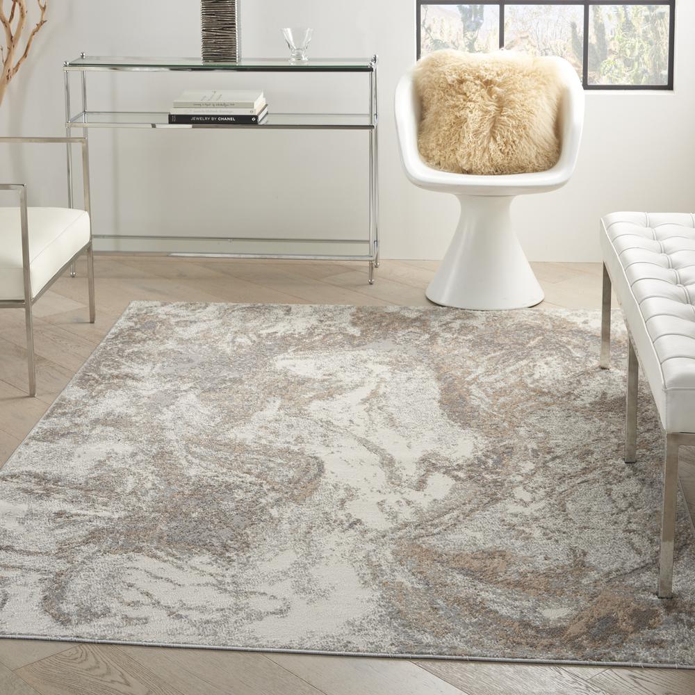 Modern Rectangle Area Rug, 5' x 7'. Picture 3