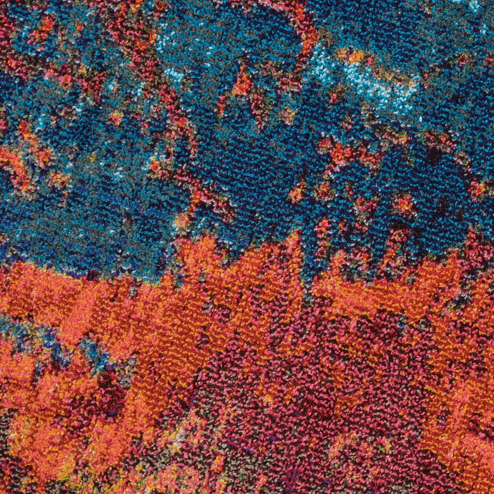 Modern Round Area Rug, 5' x Round. Picture 7