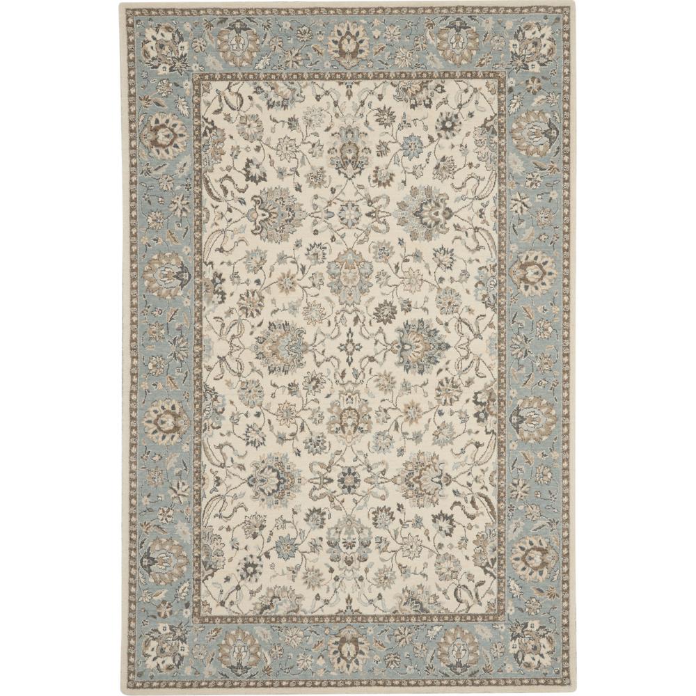Rectangle Farmhouse Machine Made Area Rug. Picture 1