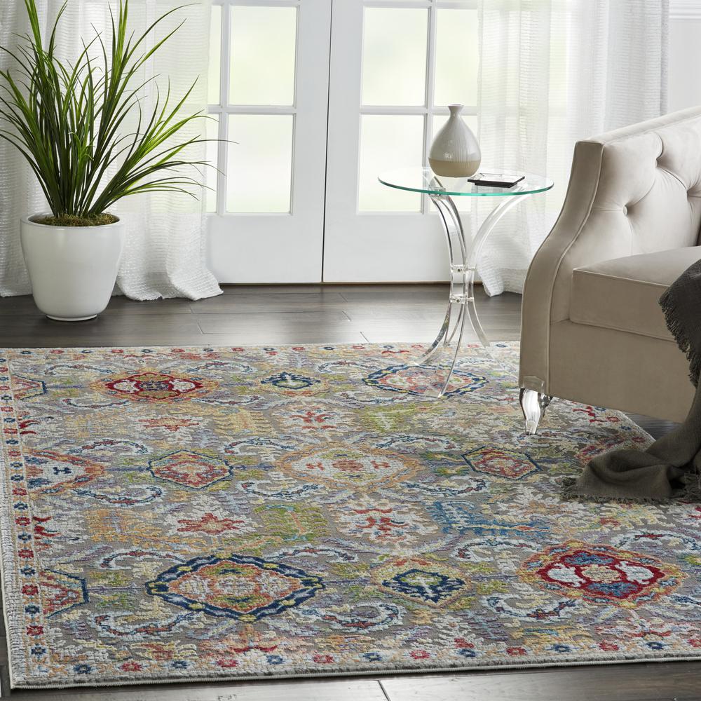 Bohemian Rectangle Area Rug, 4' x 6'. Picture 9