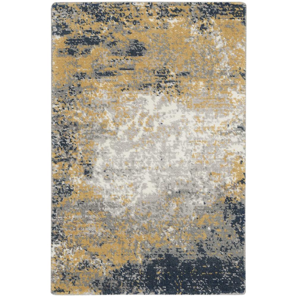 Modern Rectangle Area Rug, 2' x 3'. Picture 1