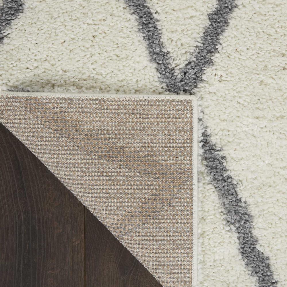 SHI02 Shangri-La Ivory/Light Grey Area Rug- 5' x 7'. Picture 3