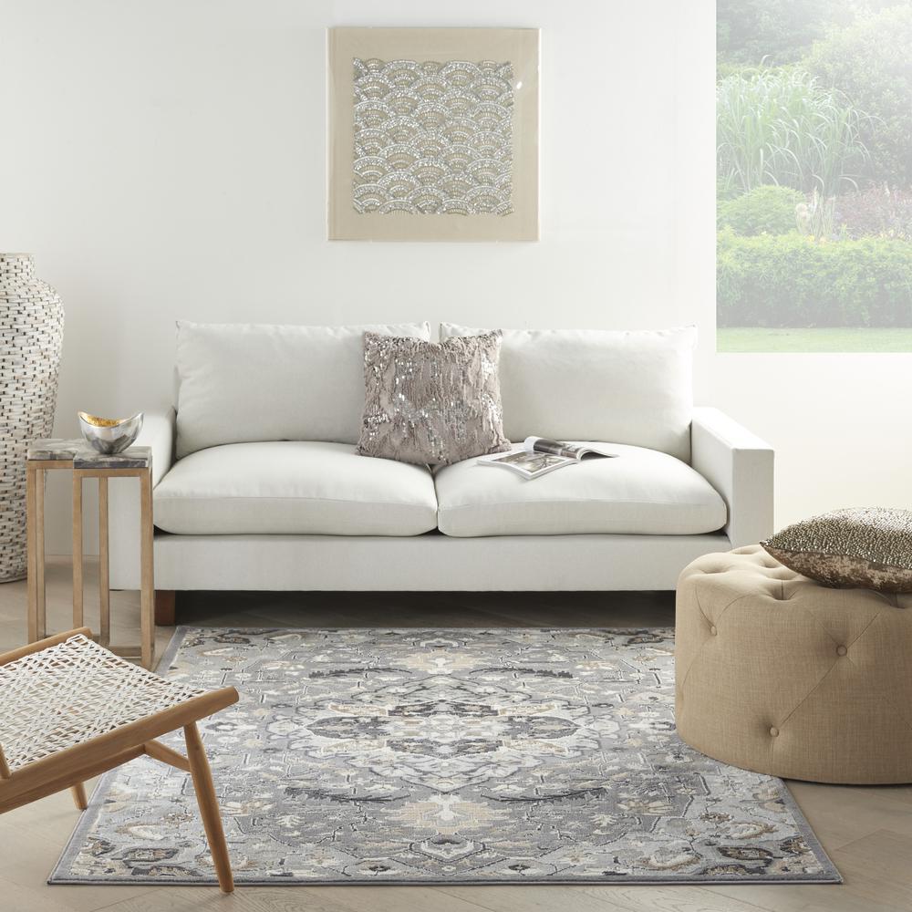 Transitional Rectangle Area Rug, 5' x 7'. Picture 9