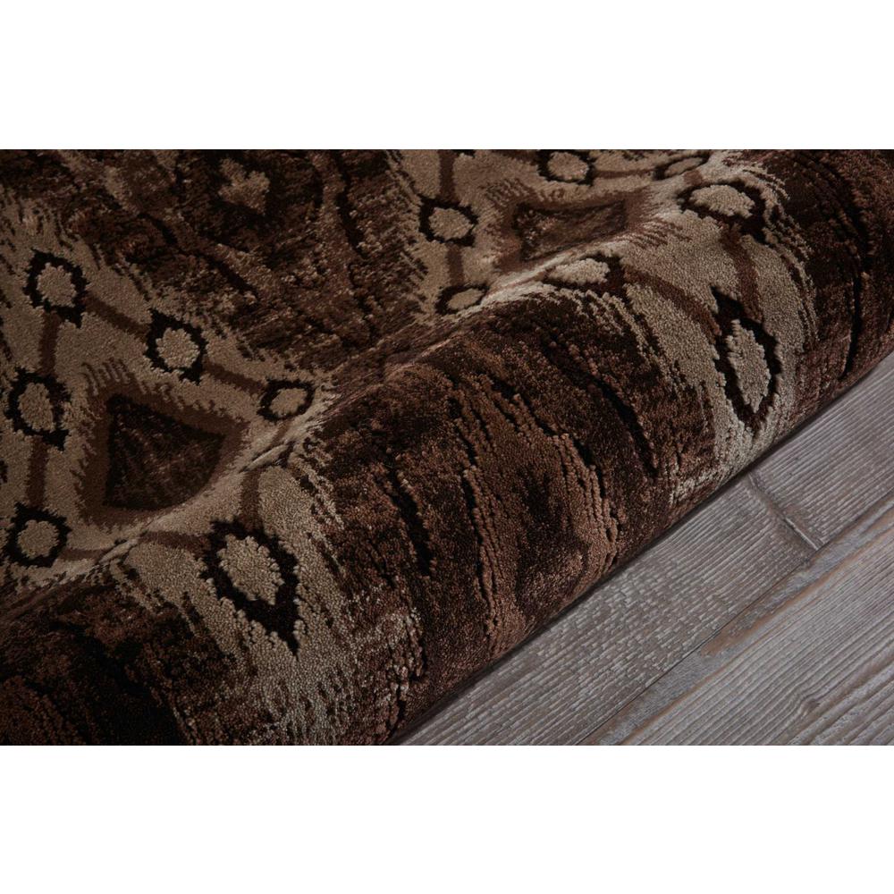 Karma Area Rug, Chocolate, 7'10" x 10'6". Picture 3