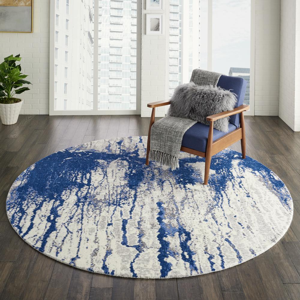 Modern Round Area Rug, 8' x Round. Picture 3