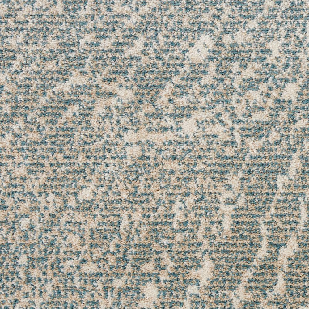 Nourison Home Elegance FAR02 Blue, Grey and White 4'x6' Contemporary Area Rug. Picture 6