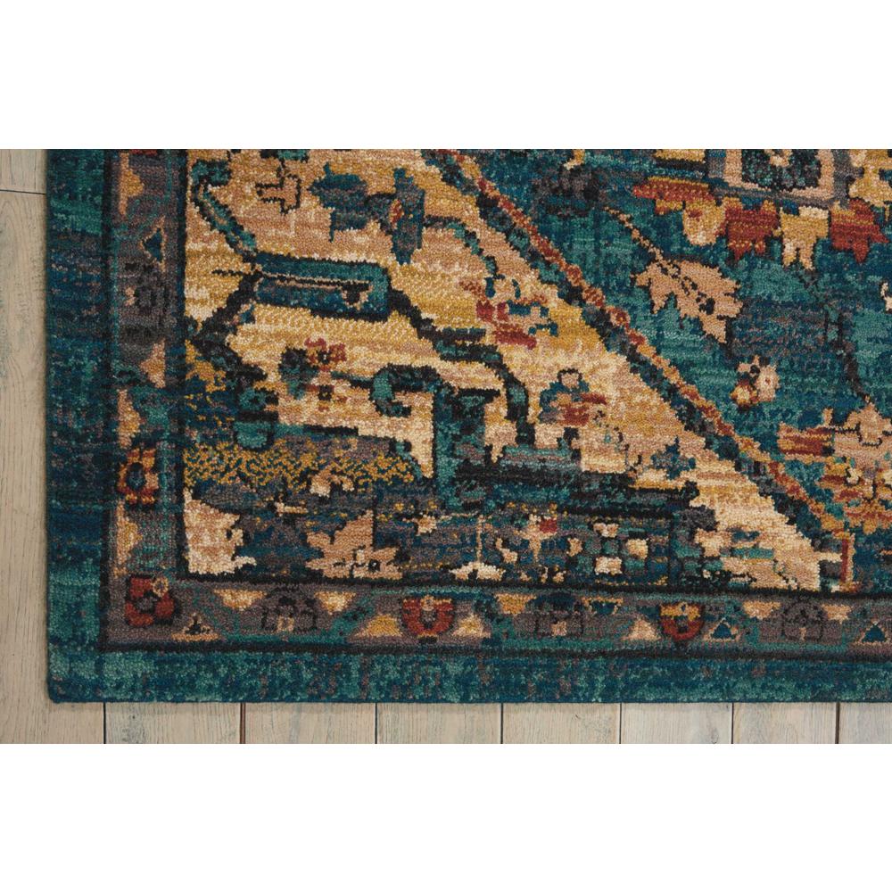 Nourison 2020 Area Rug, Teal, 5'3" x 7'5". Picture 3