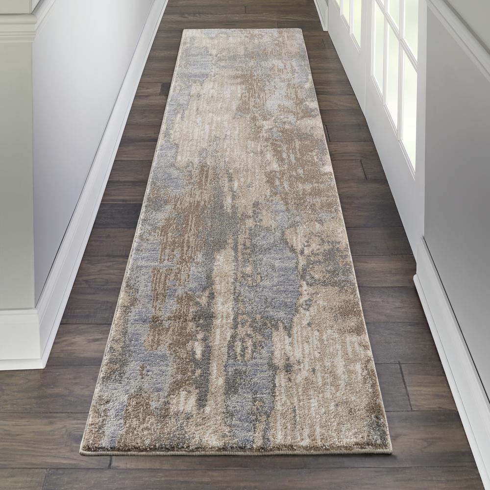 Modern Runner Area Rug, 8' Runner. Picture 3