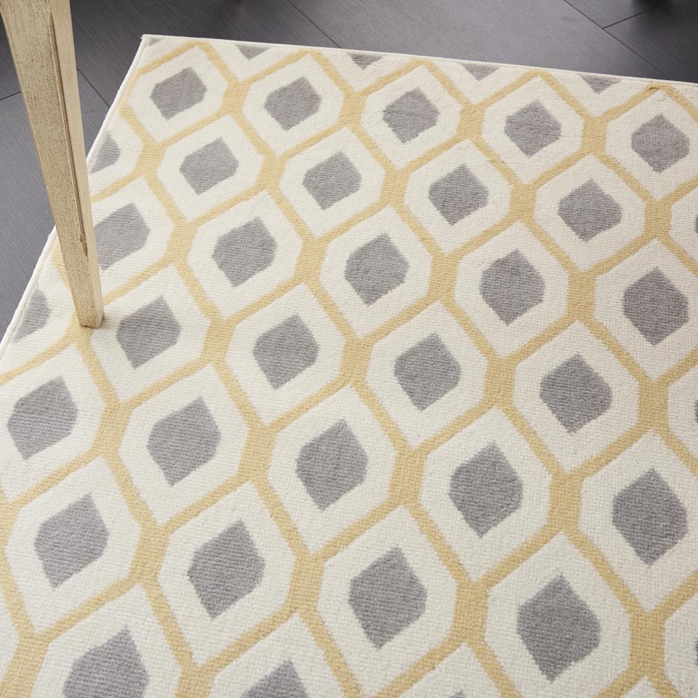Grafix Area Rug, White, 5'3" x 7'3". Picture 8