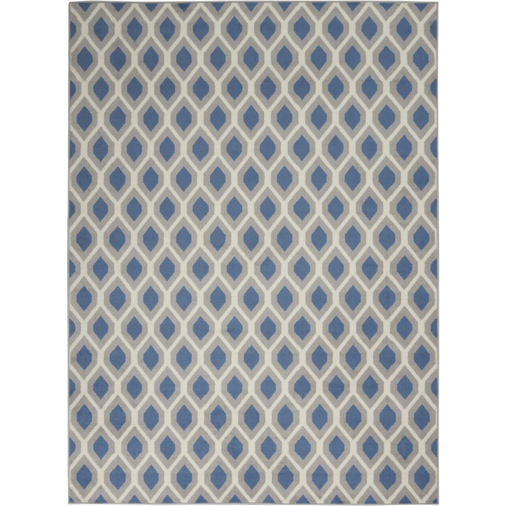 Grafix Area Rug, Blue, 5'3" x 7'3". Picture 1