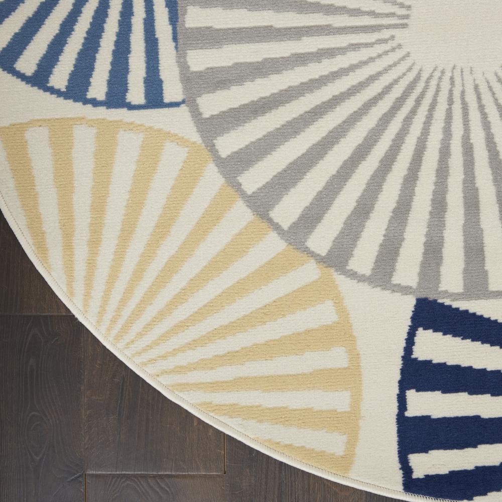 Contemporary Round Area Rug, 8' x Round. Picture 4