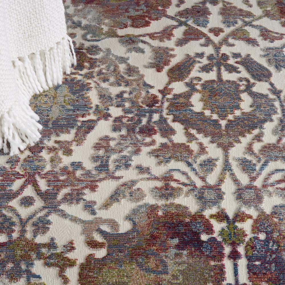 Vintage Round Area Rug, 4' x Round. Picture 8