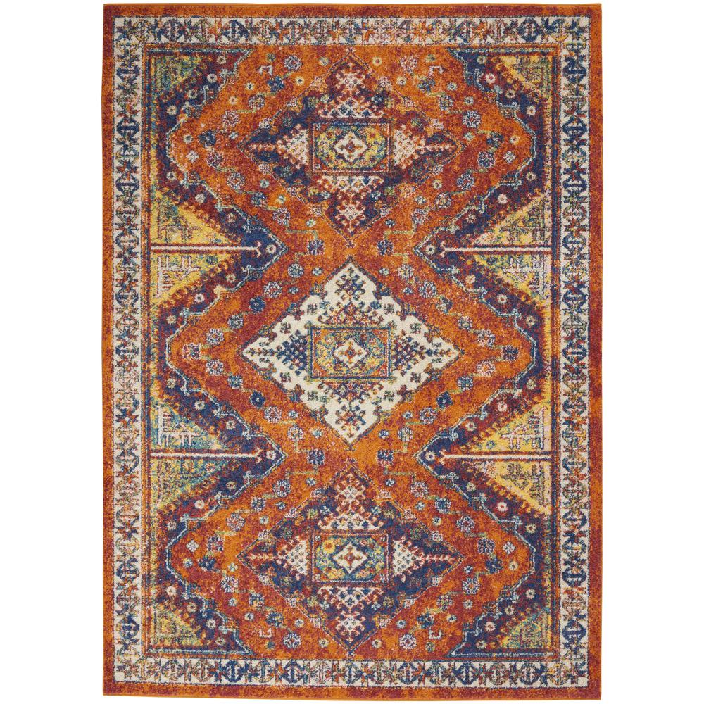 Bohemian Rectangle Area Rug, 5' x 7'. Picture 1