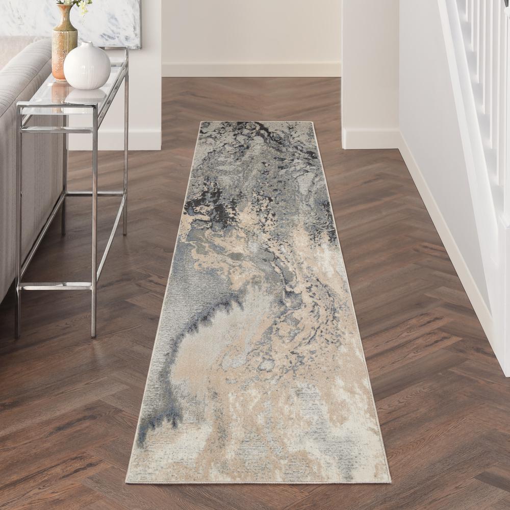 Modern Runner Area Rug, 12' Runner. Picture 2