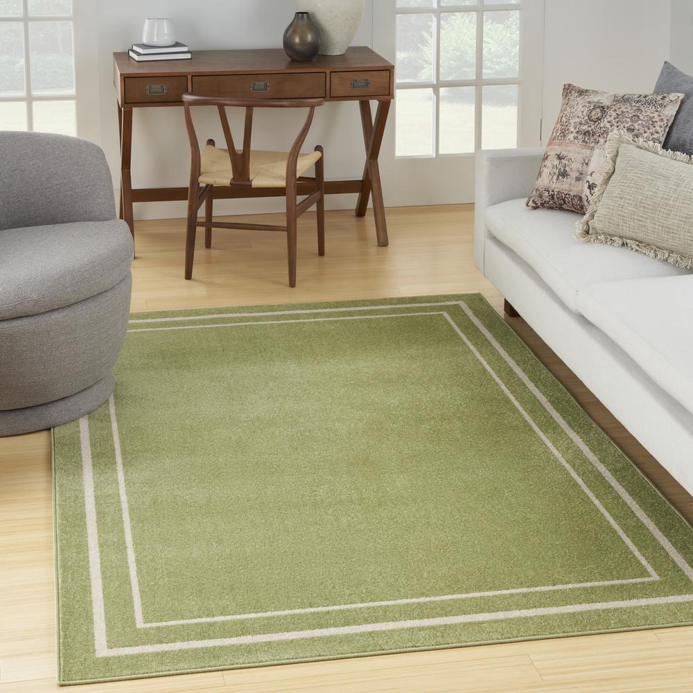 Contemporary Rectangle Area Rug, 5' x 7'. Picture 2