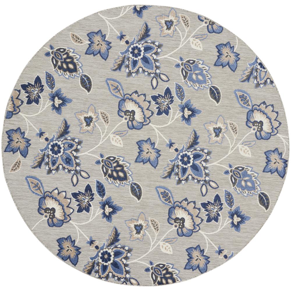 Contemporary Round Area Rug, 8' x Round. Picture 1