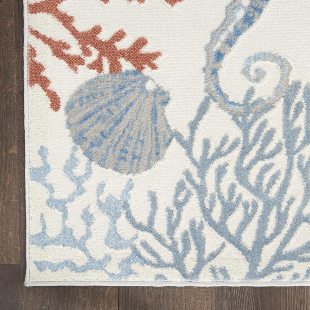 Coastal, Nautical & Beach Rectangle Area Rug, 5' x 7'. Picture 4