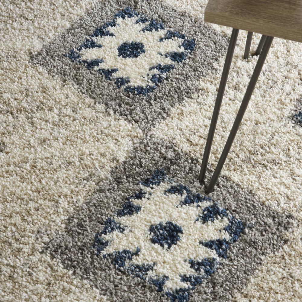 Nourison Home Scandinavian Shag Area Rug. Picture 9