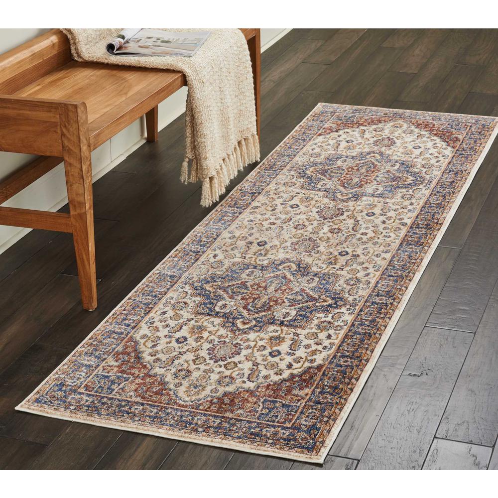 Reseda Area Rug, Cream, 2'3" x 7'6". Picture 2