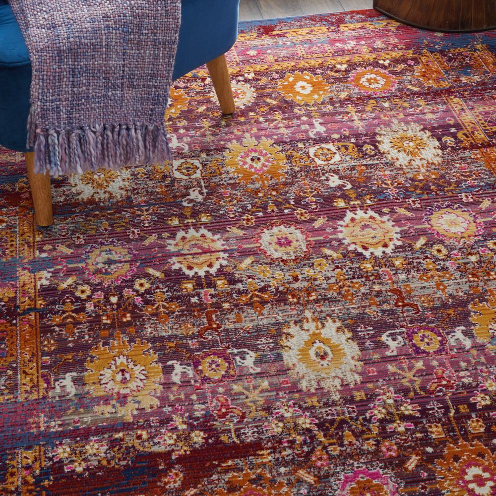 Vintage Rectangle Area Rug, 5' x 8'. Picture 8
