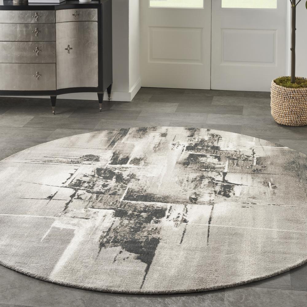 Modern Round Area Rug, 8' x Round. Picture 2