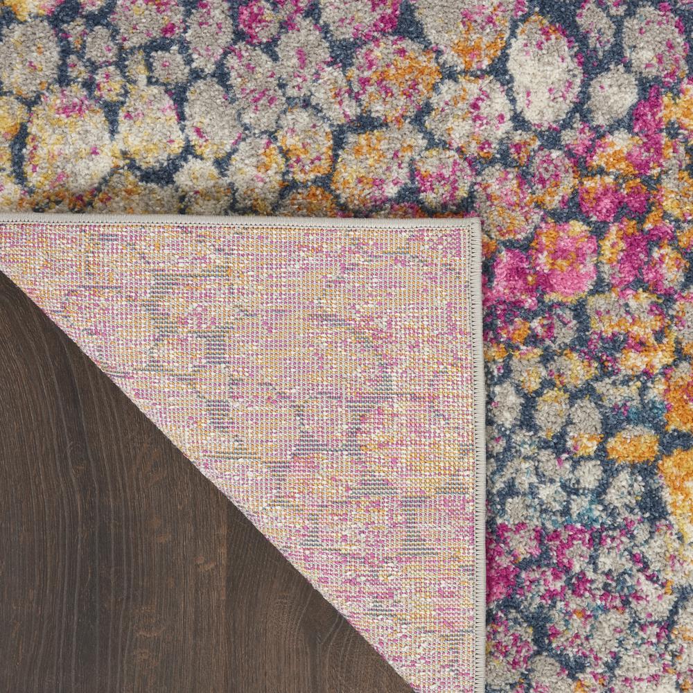 PSN34 Passion Yellow Multi Area Rug- 6'7" x 9'6". Picture 3