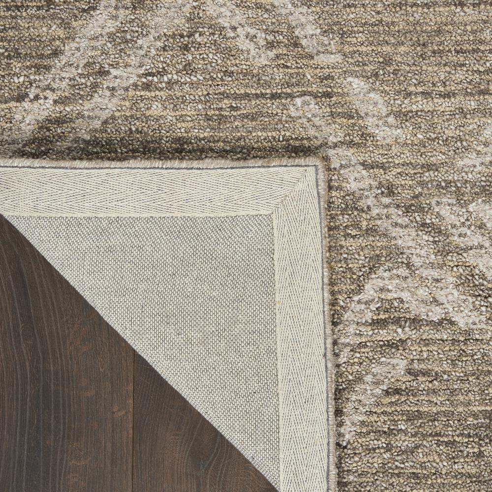 Nourison Venosa Area Rug, Taupe, 5'3" x ROUND, VSN01. Picture 3