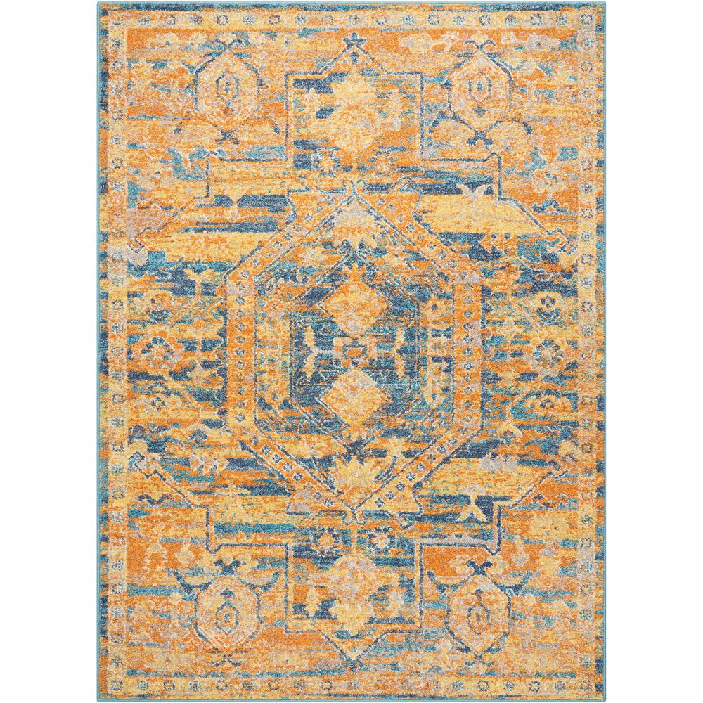Vintage Rectangle Area Rug, 4' x 6'. Picture 1