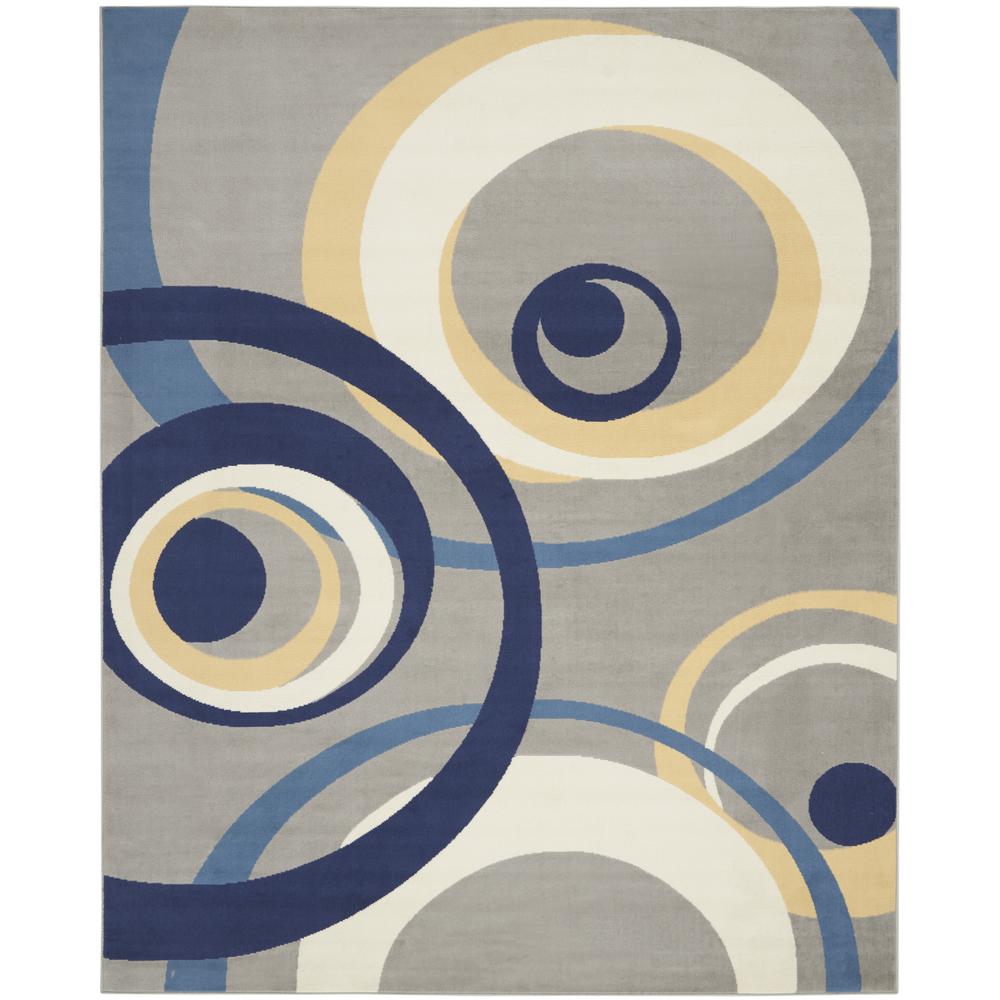 Mid-Century Modern Rectangle Area Rug, 8' x 10'. Picture 1
