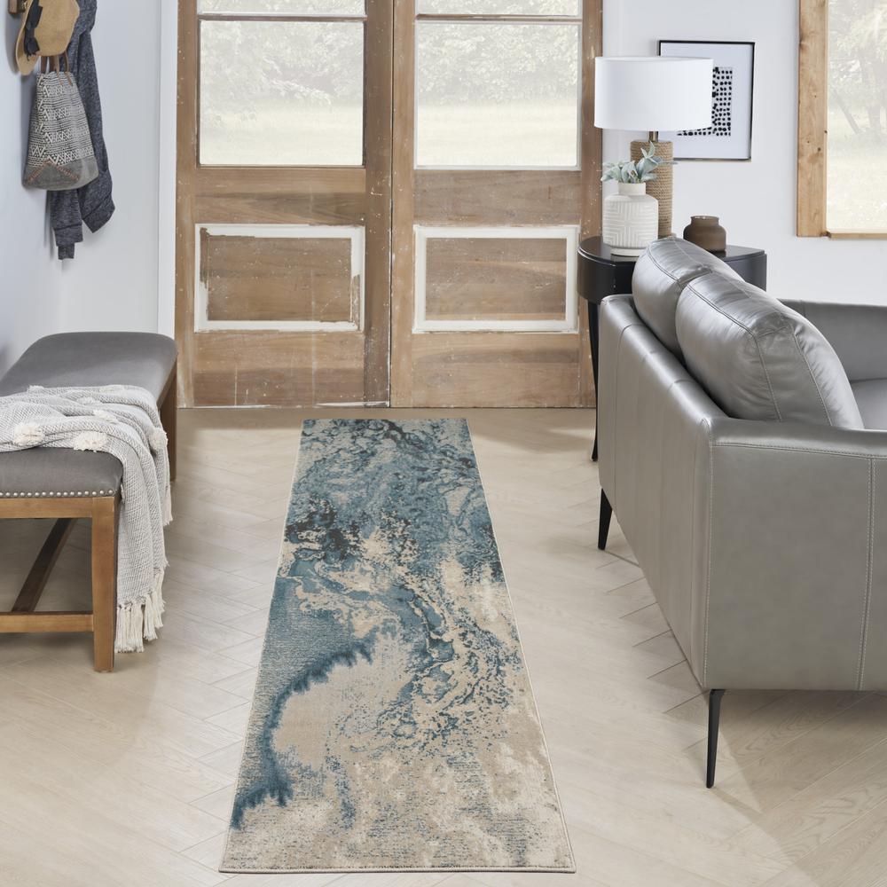 Modern Runner Area Rug, 12' Runner. Picture 3