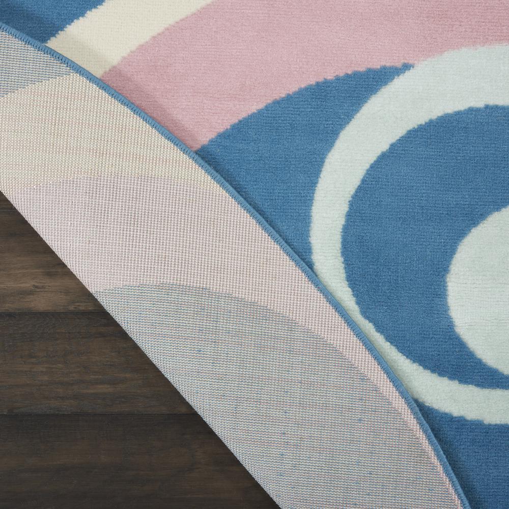 Grafix Area Rug, Blue Multicolor, 8'XROUND. Picture 3