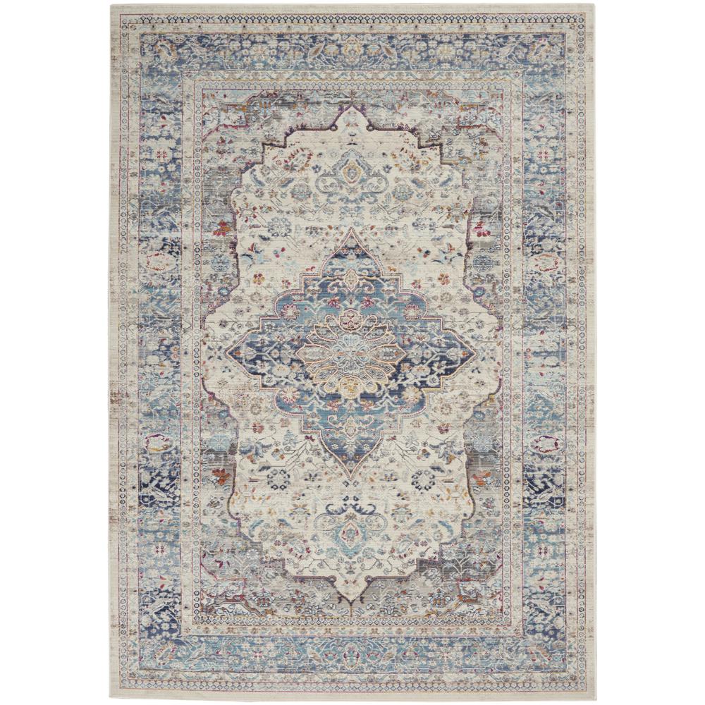 Vintage Rectangle Area Rug, 4' x 6'. Picture 1