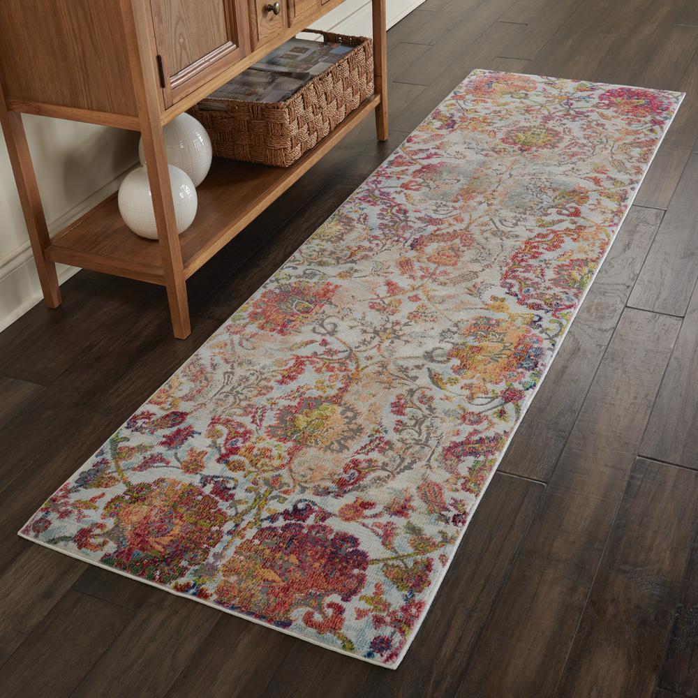 Vintage Runner Area Rug, 8' Runner. Picture 2