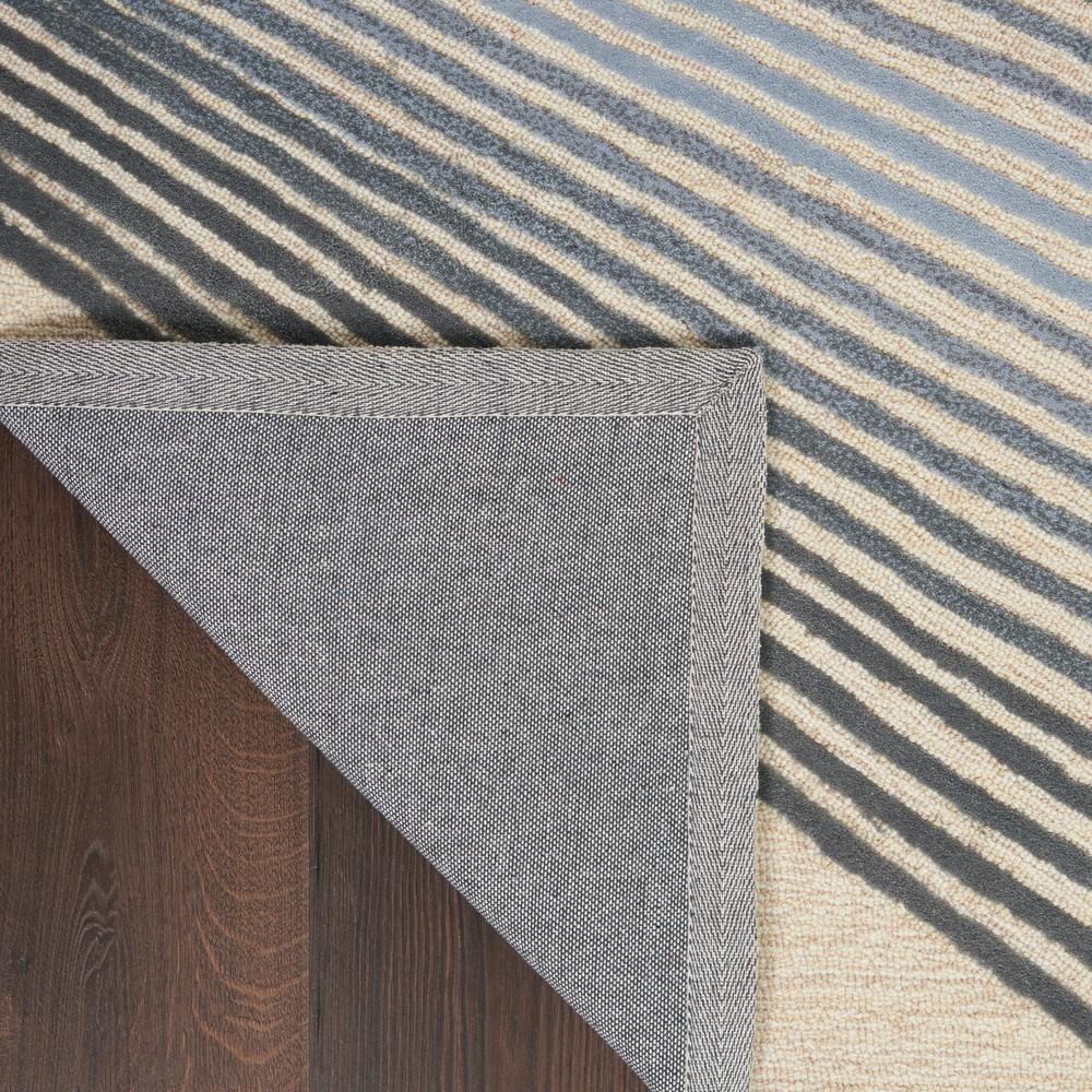 Symmetry Area Rug, Ivory/Grey, 7'9" X 9'9". Picture 3