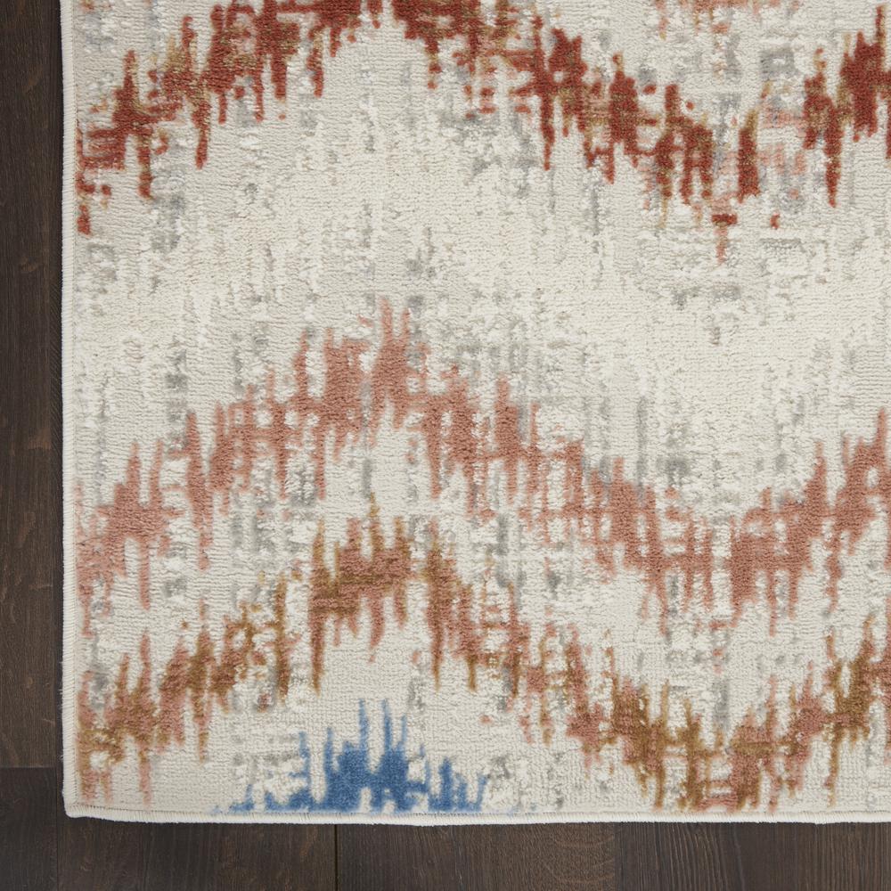 ETN04 Elation Ivory Multicolor Area Rug- 5'3" x 7'3". Picture 4