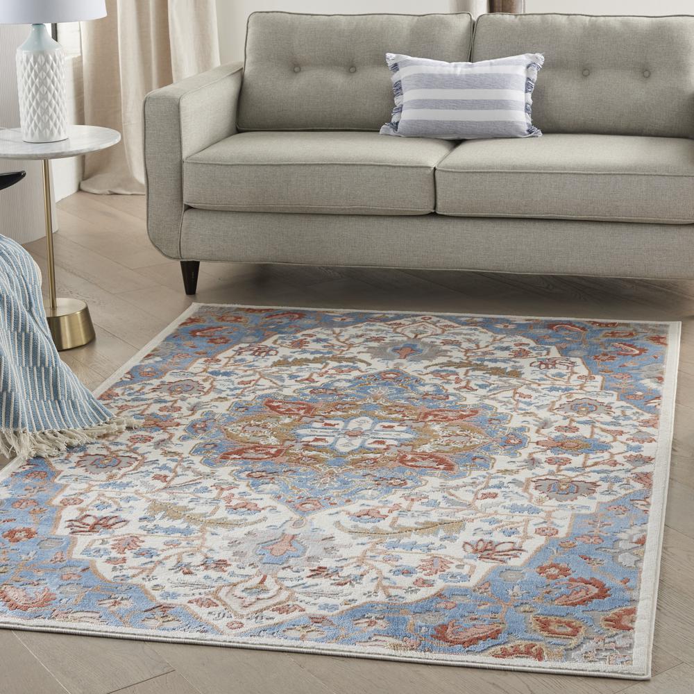 Transitional Rectangle Area Rug, 5' x 7'. Picture 3