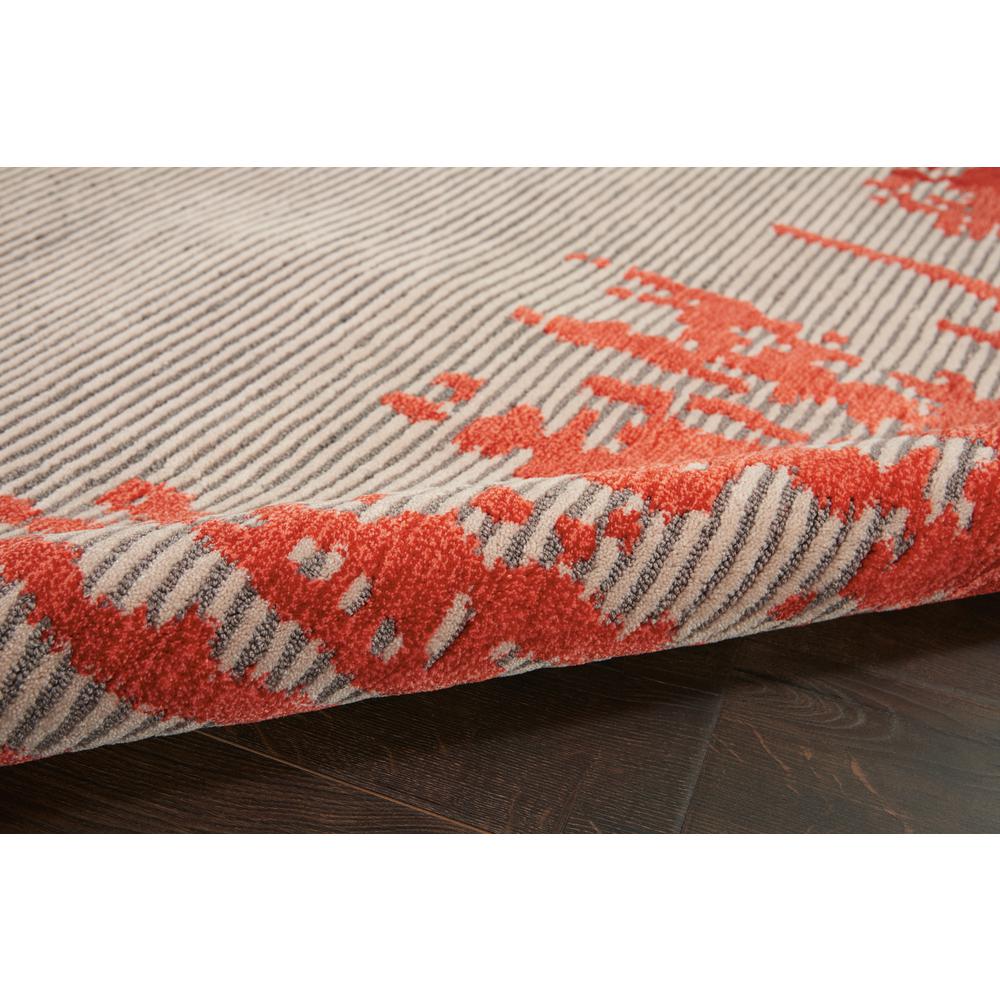 Symmetry Area Rug, Beige/Red, 3'9" X 5'9". Picture 7