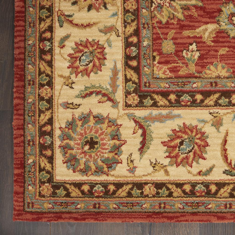 Rectangle Traditional Machine Made Area Rug. Picture 4
