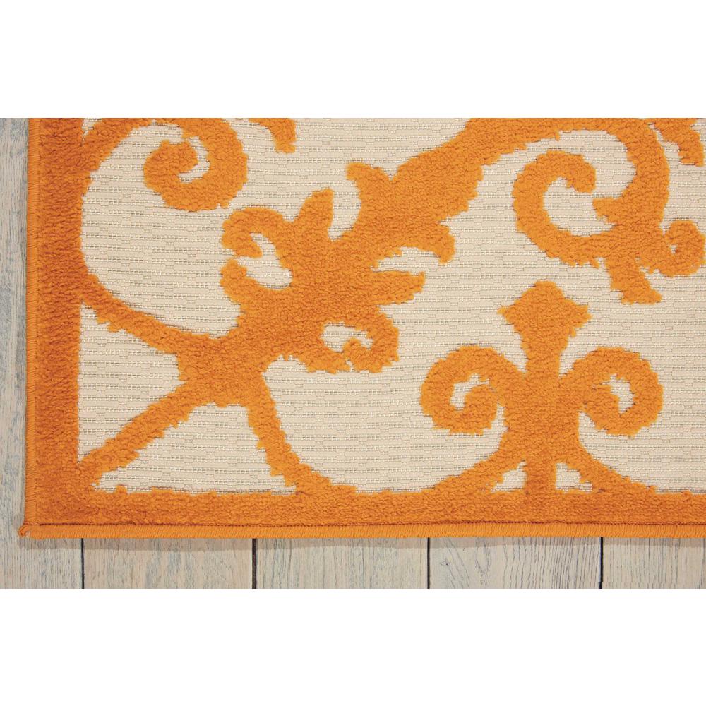 Aloha Area Rug, Orange, 7'10" x 10'6". Picture 3