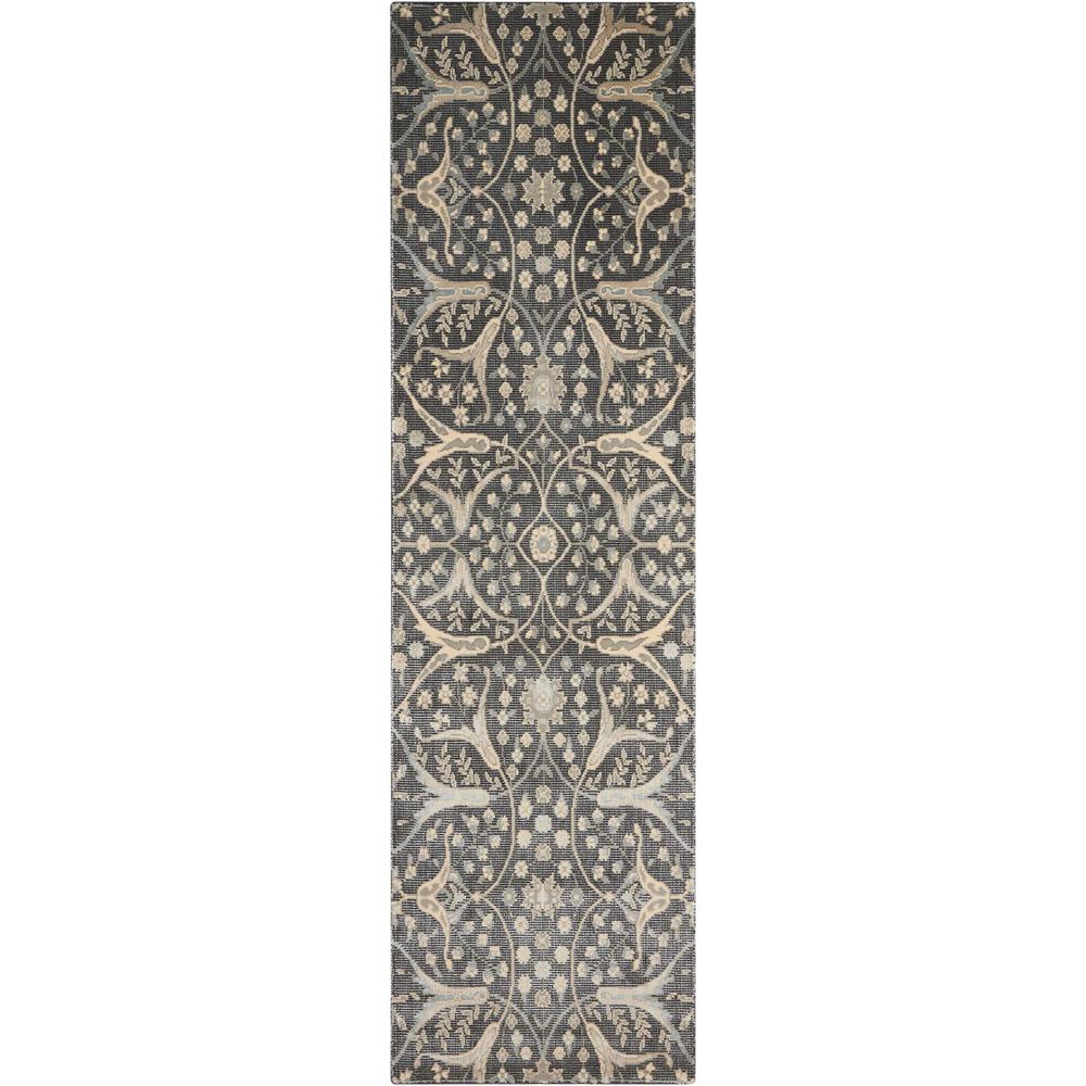 Luminance Area Rug, Graphite, 2'3" x 8'. Picture 1