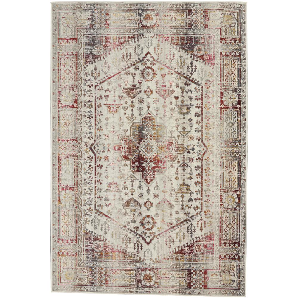 Vintage Rectangle Area Rug, 4' x 6'. Picture 1